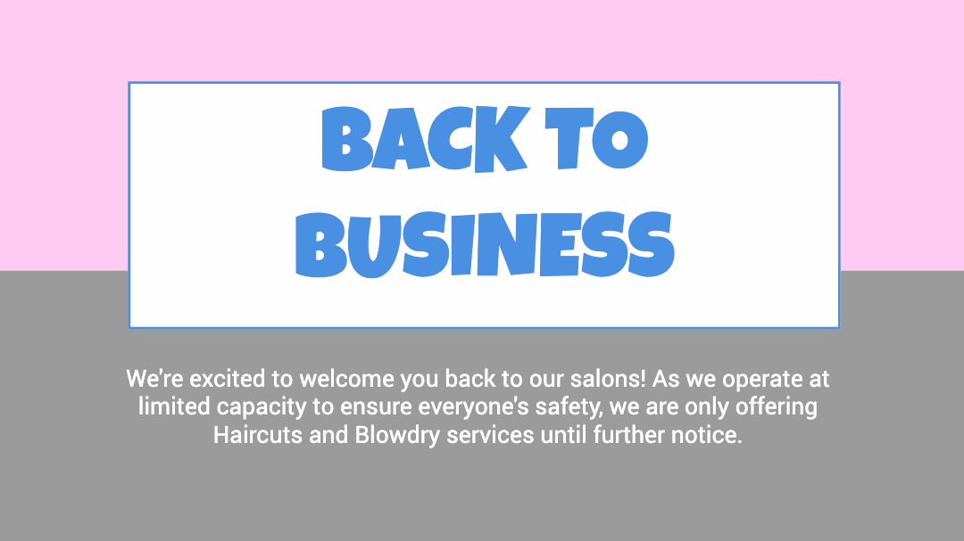 BACK TO BUSINESS